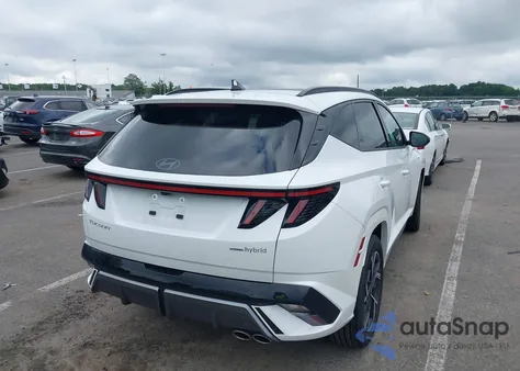 2025 Hyundai Tucson Hybrid N Line из США, поврежденный, VIN KM8JFDD12SU251963